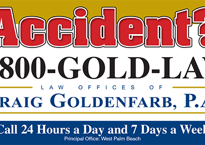 Billboard 36’x10.5′ Craig Goldenfarb