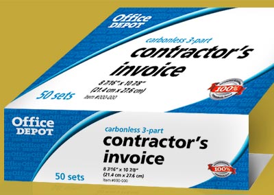 Label Office Depot Form Package Wrap
