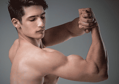 Retouching Male Bodybuilder